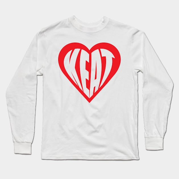 Heart by Elinor Keat Long Sleeve T-Shirt by Elinor Keat